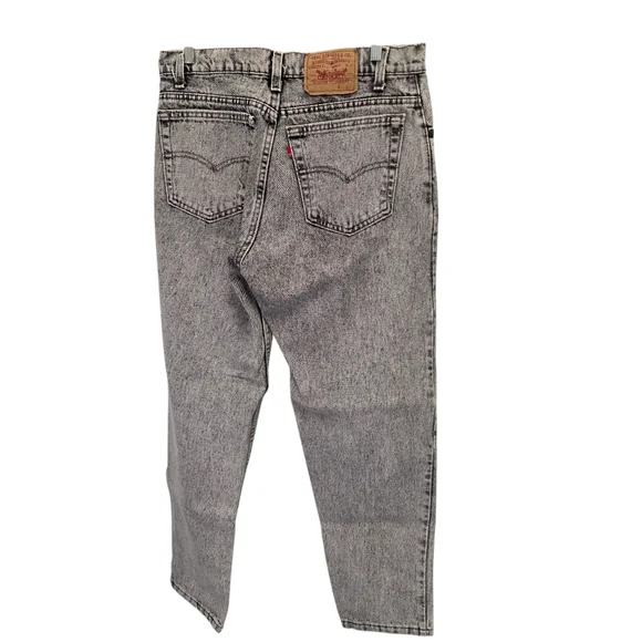 Vintage Levis 550 XX Black Acid Wash Jeans 38x30 - Picture 2 of 8